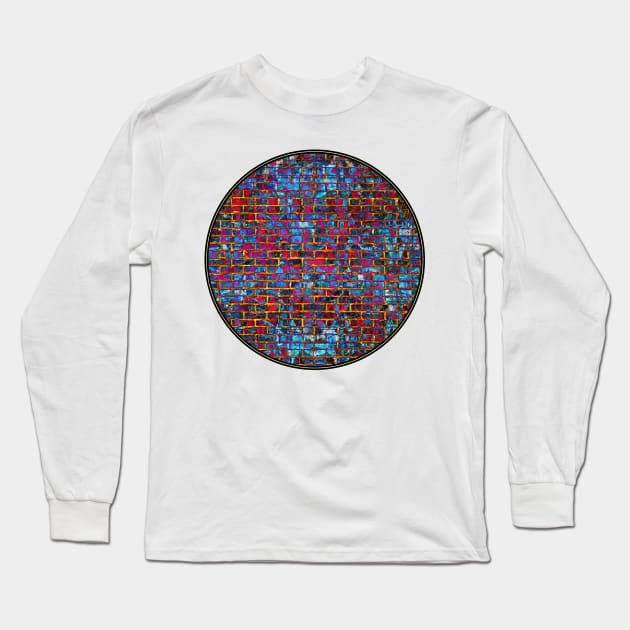 Red Wall Long Sleeve T-Shirt by crunchysqueak